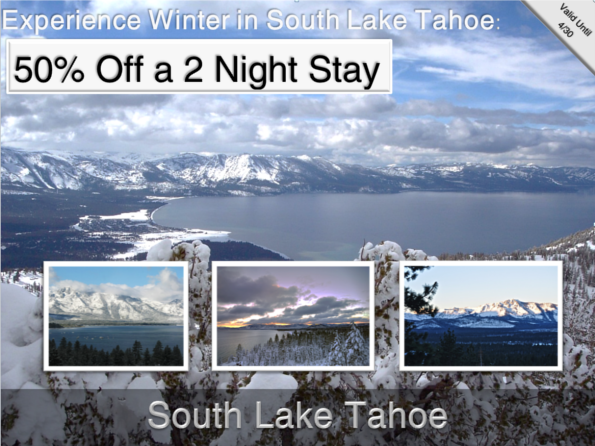 50% off South Lake Tahoe Vacation Rentals